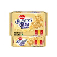 Munchee custard cream biscuit 210g | මන්චි කස්ටඩ් ක්‍රීම් බිස්කට් 210g